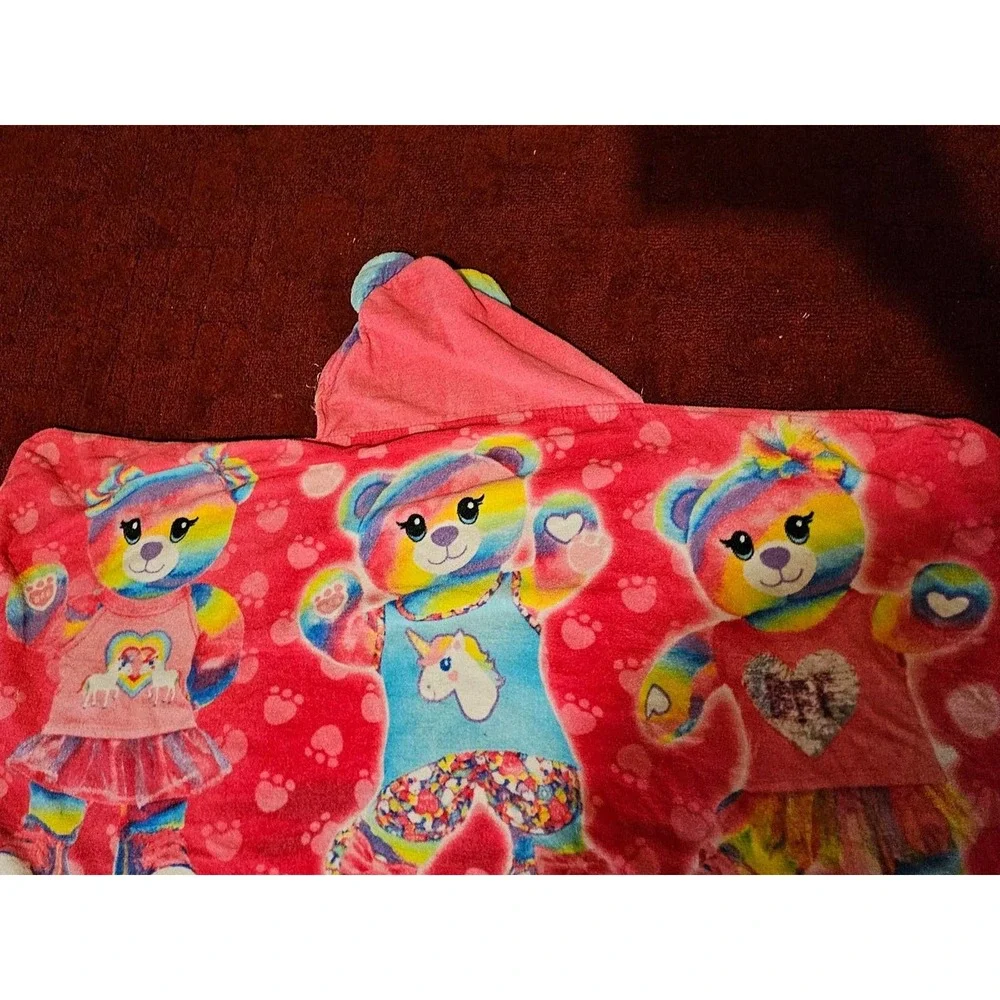 Build a Bear Wearable towel Pink Cotton